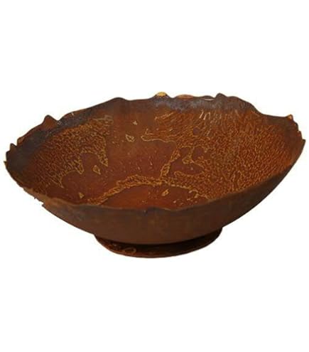 Rostikal Plantenbak Metaal Vintage - 53 cm - Handgemaakte Decoratieve Roest-Schaal voor Beplanting - Duurzaam & Weerbestendig - Hoogwaardige Tuindecoratie voor Tuin, Balkon, Terras