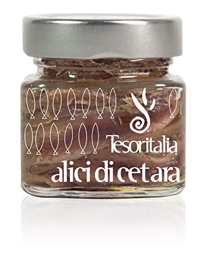 ALICI DI CETARA in Olio Extra Vergine di Oliva - TESORITALIA - Confezione da 6 pezzi - 350 gr x 6