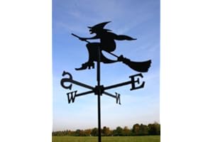 Wetterfahne Hexe in schwarz - von SvenskaV