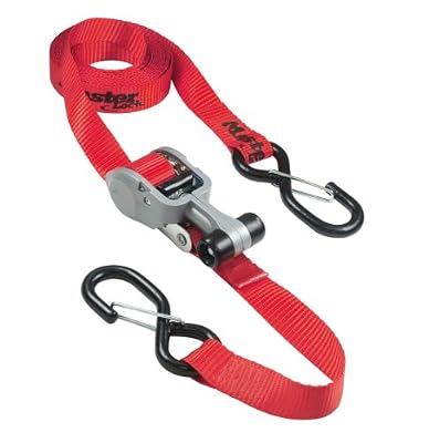 Master Lock 3234EURDAT Lot de 2 Sangles à Cliquet Poids Lourd avec Crochets S New Design 4,25 m x 25 mm
