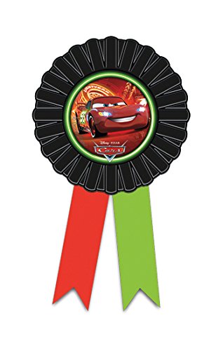 Price comparison product image Unique Party Neon Disney Cars Award Ribbon Rosette