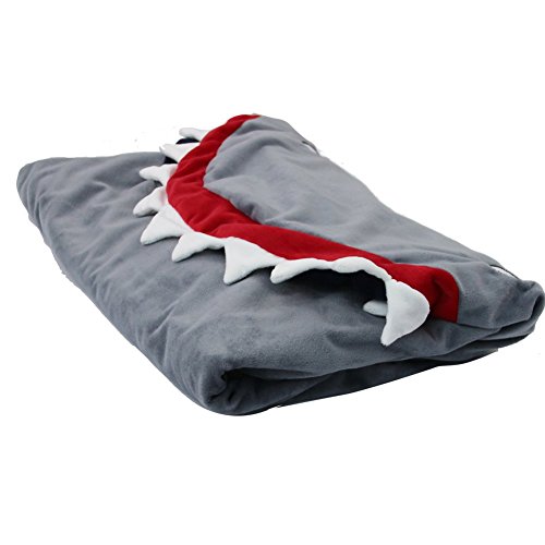 Janecrafts Kinder Hai Decke Flanell Tier geformt Mermaid Schwanz Blanket - 4