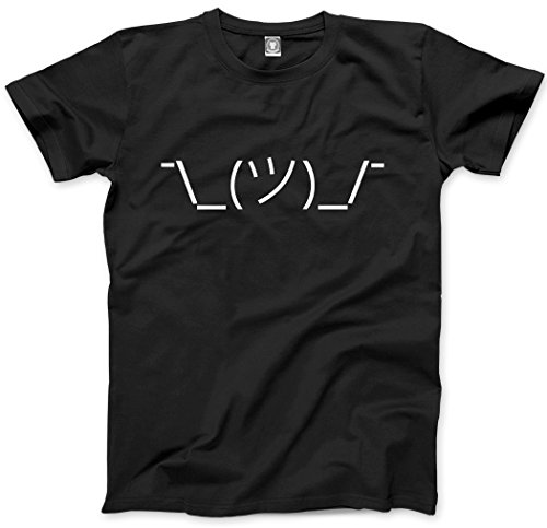 Shruggie *Emoticon* - Shrug Emoji - Mens Unisex T-Shirt