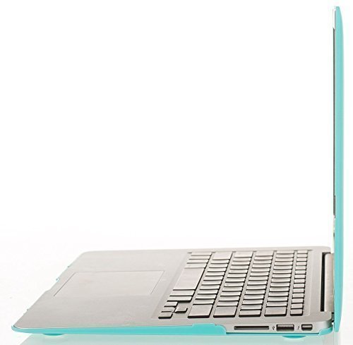 MOSISO Ultra Slim Plastik Hartschale Schutzhülle Snap Case für MacBook Air 11 Zoll (A1370 / A1465), Türkis - 7