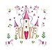 Produktbild AZLIXLH Wandaufkleber neuankömmling abnehmbare rosa Prinzessin Schloss mädchen Zimmer Turm wandaufkleber für mädchen/Kinder/Kinder Schlafzimmer wandbild