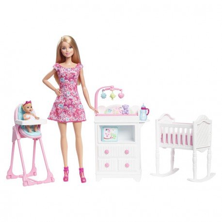 Preisvergleich Produktbild Barbie DVJ60 - Babysitter Spielset