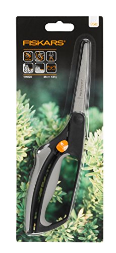 Fiskars Buchsbaumschere, Länge 27 cm, Hochwertige Stahl-Klingen/Kunststoff, Schwarz/Orange, S50, 1000557 - 3