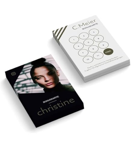 Bonuskarten Personalisiert - Stempelkarten Für Yoga, Nagelstudio & Wellness