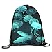 Produktbild Etryrt Prämie Turnbeutel,Sporttaschen, Beautiful Jellyfish Deep Sea Creature Drawstring Bag for Traveling Or Shopping Casual Daypacks School Bags