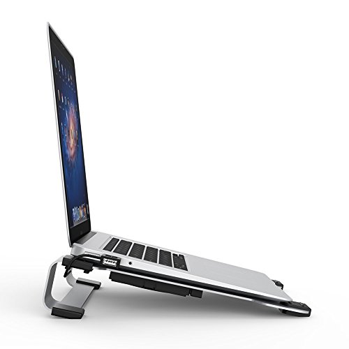 Orico Aluminium Laptop Kühler Stand mit 2 abnehmbare Lüfter – Passend für Laptops Größe 11 – 15 Zoll (NA15-SV) - 5