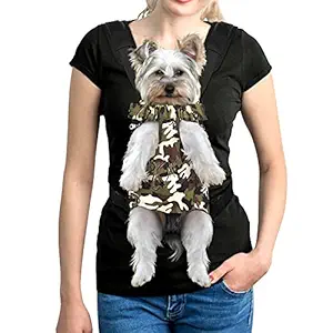 YUDODO Pet Dog Carrier Backpack Adjustable Dog Front Carrier, Legs Out Easy-Fit Dog Travel Backpack Carrier for Hiking Camping for Small Medium Dogs Cats and Rabbits