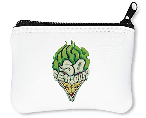 Preisvergleich Produktbild Why So Serious Reißverschluss-Geldbörse Brieftasche Geldbörse