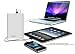 Produktbild Lizone® Extra Pro Super Kapazität 60000mAh tragbar Externer Akku Batterie Power Bank Ladegerät mit Notizbuch, Laptop Apple MacBook Air , MacBook Pro , MacBook , Powerbook und iBook ; HP Compaq Pavilion , Mini, ElifeBook , ProBook , Presario , Neid und G; IBM Lenovo ThinkPad und IdeaPad; USB-Port für iPad Air, iPad Mini, iPad und iPhone ; Samsung Galaxy Nexus , MOTO , G, LG , HTC und Mehr -Aluminium Körper als Original MacBook Körper (nicht Kunststoff ) - 18 Monate Garantie (60000mAh Silber)