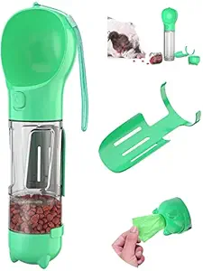 24x7 eMall Dog Water Bottles Portable Leak Proof Dog Water Dispenser with Drinking and Feeding Function Lightweight Pet Water Dispenser for Walking and Travel for Dog, Cat 300ml