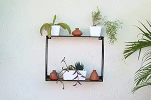 Metal Roots Metal Plant Flower Stand Hanging Wall Mounted