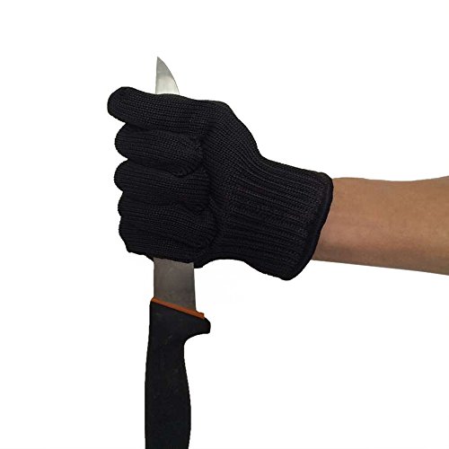 Anself Schnittschutzhandschuhe aus Edelstahldraht und hochfestem Polyester 3 Handschutz Ebene - 2