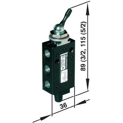 Preisvergleich Produktbild Norgren 3 / 2-WEGEV. G1 / 8 MAN. HEBEL / HEBEL