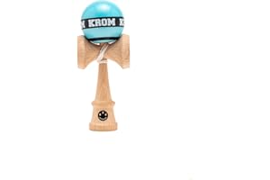 KROM Kendama MIKRO Himmelblau – Mini Kendama aus Buchenholz – Voll spielbar – Taschenformat – Für Anfänger & Profis