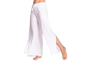 PANASIAM Sunshine Pants in Un Colore, ariose Culotte da Donna, Pantaloni Ampi avvolgenti, Eleganti Pantaloni Estivi in ​​Viscosa Leggera e Morbida