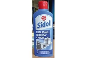 Sidol Glanz und Pflege für Edelstahl, Nirosta und Chrom - 250 ml