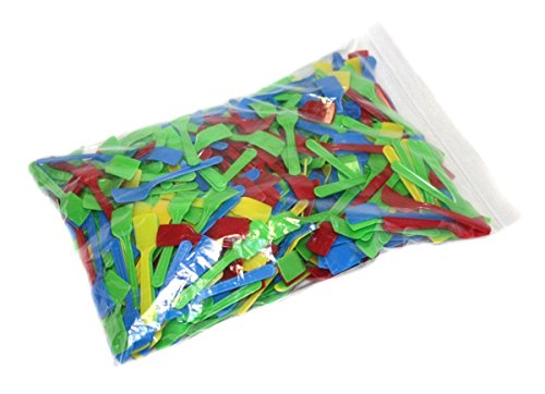 Eislöffelchen Kunststoff 8 cm – 500er Pack bunt gemischt - 3