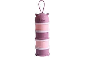 Uposao Distributeur Lait Poudre Portable Boîte Doseuse Distributeur Récipient Stockage Lait Poudre Boîte De Lait Poudre Formule Infantile Peut être Empilée 4 Couche pour Voyages Et L'extérieur