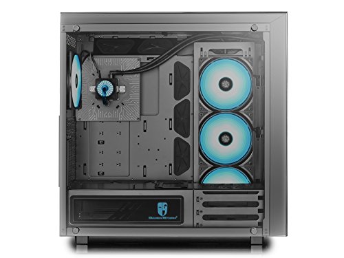 DeepCool New Ark 90 Midi-Tower Negro Carcasa de Ordenador - Caja de Ordenador  Midi-Tower  PC  ABS sint  ticos  SGCC  Vidrio Templado  ATX EATX Mini-ITX  Negro  Rodamiento de Fluido 