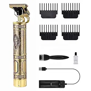 MAXTOP Golden Trimmer Buddha Style Trimmer, Professional Hair Clipper, Adjustable Blade Clipper, Hair Trimmer and Shaver For Men, Retro Oil Head Close Cut Precise hair Trimming Machine