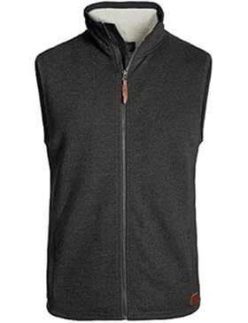 BLEND Theo Herren Weste Teddyfutter Sweatweste