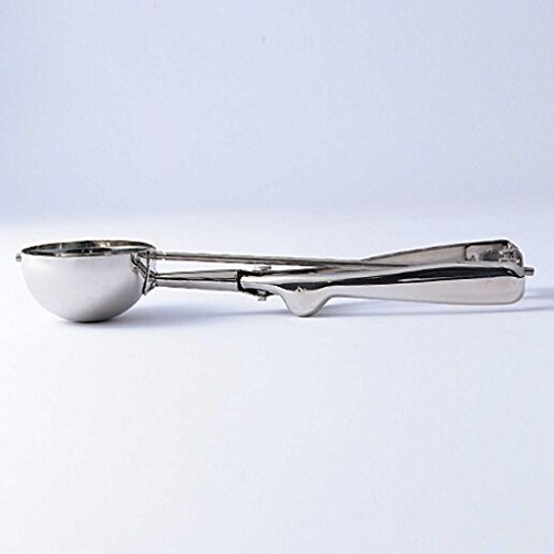 2 Edelstahl Scoop Löffel für Eis Früchte Nahrung Mash Küche Ball (mittelgroß & klein) - 3