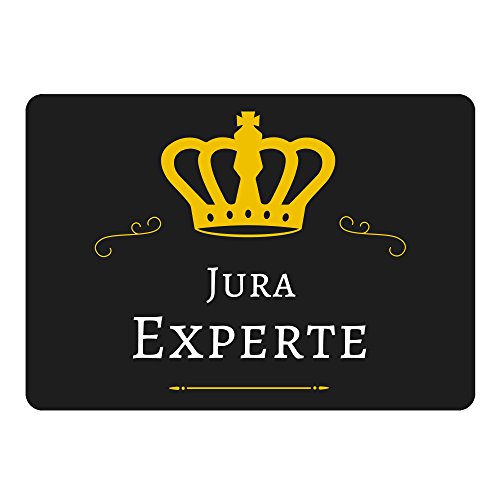 Preisvergleich Produktbild Mousepad Jura Experte schwarz