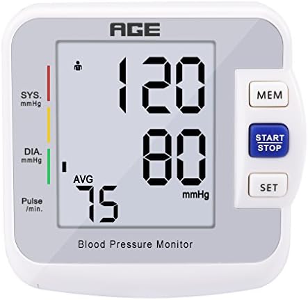 Coconut M Wrist Blood Pressure Monitor, Digital Blood Pressure, Outdoor Sports Heart Rate Monitor, with Memory Storage LCD Displaying, Pulse Diastolic Systolic and Hypertension Measurement
