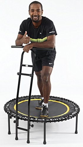 Fitnesstrampolin mit Haltegriff „Cacau“ JOKA FIT Trampolin jumping fitness mit großem Spassfaktor, Minitrampolin mit Gummiseilfederung JOKA FIT - 2