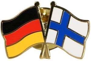 Flaggenfritze® Freundschaftspin Deutschland - Finnland