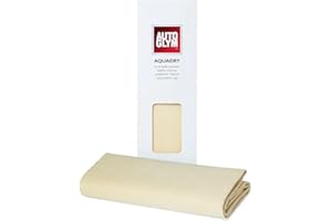 Autoglym Hi-Tech Aqua-Dry Chamois - Super Absorbent Hard Wearing Synthetic Leather Chamois For Internal and External Car Cleaning
