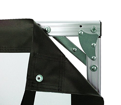 "quick-folder Ultralight with Reinforced Frame Folding Projector Screen, Canvas Soft-White + Canvas Retro 646 X 403 cm 300" 16: 10, Towel for Projector autoportante 646 X 403 cm Great with All Projectors * * * Excellent Quality 100% GUARANTEED. * * * Professional Product PROVIS Made with Top Quality Materials. * * * - Image 6