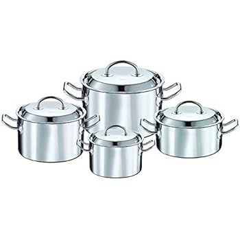 RÖSLE CHALET Topfset, 4-tlg., Kupfer-Mehrschichtmaterial