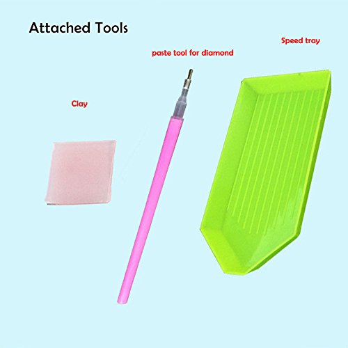 aihome 5D DIY Diamant Stickerei Gemälde eingefügt Kreuzstich Colorful Raum Dekoration eisbär - 3