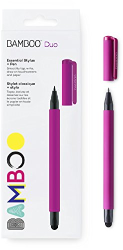 Bamboo Duo CS-191 kapazitiver Stylus (4. Generation, mit Kugelschreibermiene, geeignet für iPad und iPhone) pink - 3