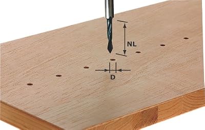 Festool Foret de Perçage HW avec queue de 8mm HW S8 D5/30