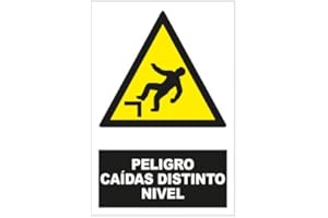 S21 Señalización ADR2365.G - Señal peligro caídas distinto nivel multicolor