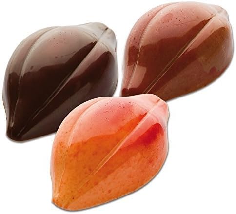 Chocolate World Cocoa Pod Chocolate Mold - 24 Forms by U Chocolate for the World