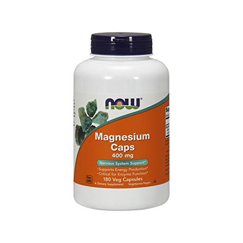 180 cápsulas de magnesio por NOW