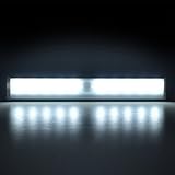 JESWELL Automatische LED Schrankbeleuchtung Nachtlicht mit Bewegungsmelder, Magnetische Batteriebetrieben 10 LEDs-Licht für den Schrank oder die Schublade, Treppen, Schlafzimmer, Küche (Weiß) (4-er Pack) - 4