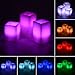 Produktbild Lanlan 12 Farben mit 18 Schlüssel Fernbedienung und 4 Stunden oder 8 Stunden Timer Funktion ca. 12,7 cm hoch 3 verpackt LED Flammenlose Stumpenkerze Licht mit Paraffin Körper Echtwachs Kerze Lampe