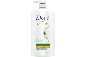 Dove Hair Fall Rescue Shampoo 1 L|| For Damaged Hair|| Hair Fall Control for Thicker Hair - Mild Daily Anti Hair Fall Shampoo for Men & Women