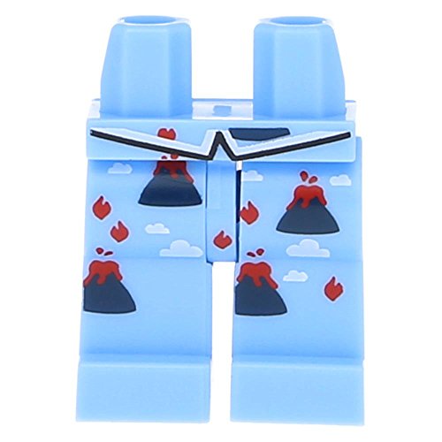 Preisvergleich Produktbild LEGO® Hüfte und Beine mit Vulkan Schlafanzug Knallhellblau