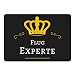 Produktbild Mousepad Flug Experte schwarz