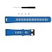 Produktbild squarex Ersatz-Armband aus weichem Silikon für Garmin Vivosmart HR, Damen, blau, AS Show