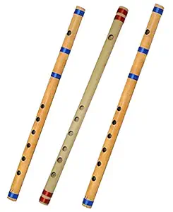 SG Musical Bamboo Indian Bansuri/Flute Combo Of B+C+G Pipe